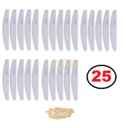 OPI Half-moon Zebra Nail File 100/180 25 pieces Zebra Nail File