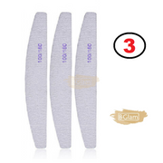 OPI Half-moon Zebra Nail File 100/180 3 pieces Zebra Nail File