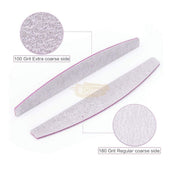 OPI Half-moon Zebra Nail File 100/180 Zebra Nail File