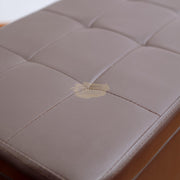 Ottoman with storage - Dark Brown Ottoman