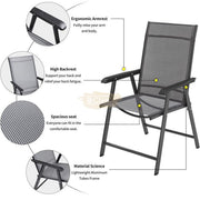 Outdoor Foldable Chair Outdoor Furniture Set