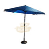 Outdoor Patio Umbrella with Base 270 cm | Blue Umbrella