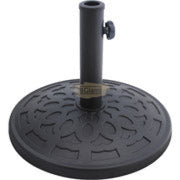 Outdoor Patio Umbrella with Base 270 cm | Blue Umbrella