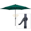 Outdoor Patio Umbrella with Base 270 cm | Green Umbrella