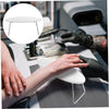 Oval Shape Microfiber Leather Manicure Hand Rest | White Nail Salon Accessories
