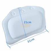 Padded Bath Pillow with Suction Cups Bath Pillow