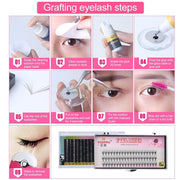 Paie Professional Eyelash Extension Training Kit False Eyelashes