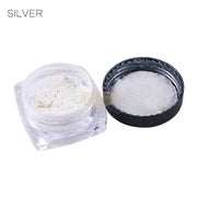 Pearl Nail Powder - Available in Gold & Silver Silver Nail Powder