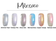 Mixcoco Soak-Off Gel Polish 15ml | Pearl Collection | Shimmer Pearl