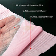 Pink Disposable Water Absorbent Table Mat 45*33cm Disposable Table Mat
