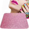 Pink Shiny Manicure Table Mat Cushion Pad Nail Table Mat