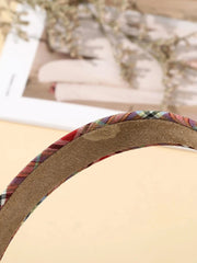 Plaid Headband Hair Accessories