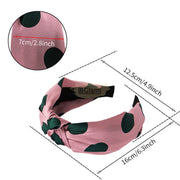 Polka Dot Knotted Wide Headband Hair Accessories