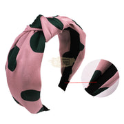 Polka Dot Knotted Wide Headband Hair Accessories