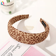 Polka Dot Leopard Print Wide Headbands Headband