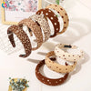 Polka Dot Leopard Print Wide Headbands Headband