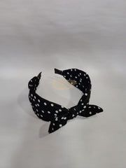 Polka Dot Print Bow Headband Design 13 Hair Accessories