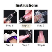 PolyGel Dual Forms | Full Cover | 220 Tips Nail Art Tool