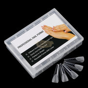 PolyGel Dual Forms with Matte Texture | Full Cover | 120 Tips Nail Art Tool