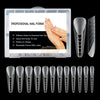 PolyGel Dual Forms with Matte Texture | Full Cover | 120 Tips Nail Art Tool
