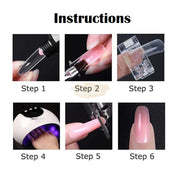 PolyGel Dual Nail Form | Full Cover | 100 Tips Nail Art Tool