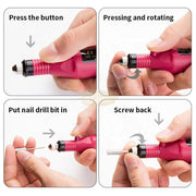Portable Electric Nail Drill Machine 20 000 RPM Nail Drill Machine