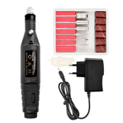 Portable Electric Nail Drill Machine 20 000 RPM Black Nail Drill Machine