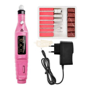 Portable Electric Nail Drill Machine 20 000 RPM Pink Nail Drill Machine