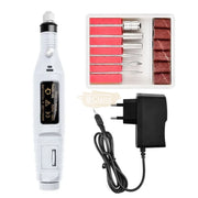 Portable Electric Nail Drill Machine 20 000 RPM White Nail Drill Machine