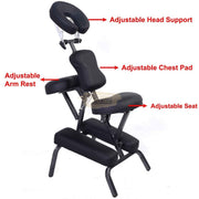 Portable Folding Massage Chair | Black Portable Massage Chairs