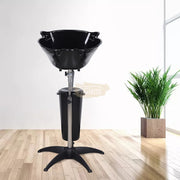 Portable Height Adjustable Deep Shampoo Bowl with bucket - Black Shampoo Bowl