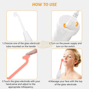 Portable High Frequency Facial Skin Therapy Wand LZ-006A Skin Care Machine