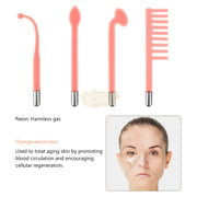 Portable High Frequency Facial Skin Therapy Wand LZ-006A Skin Care Machine