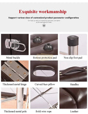 Portable Massage Bed with pillow 180*60*65cm | Champagne Portable Massage Bed