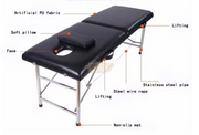 Portable Massage Bed with pillow 180*60*65cm | Champagne Portable Massage Bed