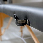 Portable Massage Spa Bed 185*60cm | Wood | 2 Zones | Blackp Foldable Massage Bed