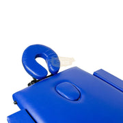 Portable Massage Spa Bed 185*60cm | Wood | 2 Zones | Blue Foldable Massage Bed