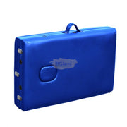 Portable Massage Spa Bed 185*60cm | Wood | 3 Zones | Blue Portable Massage Bed