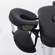 Portable Massage Spa Bed | Aluminum | 2 Zones | Black | 185*60cm