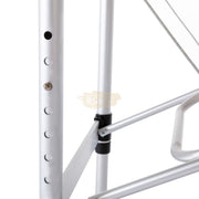 Portable Massage Spa Bed | Aluminum | 2 Zones | Black | 185*60cm