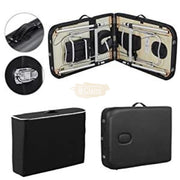 Portable Massage Spa Bed | Aluminum | 3 Zones | Black | 185*70cm