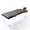 Portable Massage Spa Bed | Aluminum | 3 Zones | Black | 185*70cm