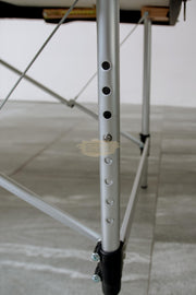 Portable Massage Spa Bed | Aluminum | 3 Zones | Black | 185*70cm