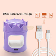 Portable Mini Crown UV LED Nail Lamp 18W | USB Powered UV Lamp