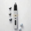 Portable Rechargeable Nail Drill Kit with 18 Bits & LCD Display with Charging Base KR-288-01 Silver/Black Portable Nail