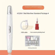 Portable Rechargeable Nail Drill Kit with 6 Bits KR230-01 Portable Nail Drill