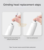 Portable Rechargeable Nail Drill Kit with 6 Bits KR230-01 Portable Nail Drill