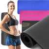 Premium High Density Black Non-Slip Yoga Mat 183x61 cm | Thickness 6mm for extra cushioning Yoga Mat