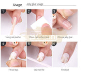 Press On Nails | F785 - 14 (24x Nails 24x Jelly Tabs & 1x Mini Nail File) Press On Nails