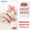 Press On Nails | F785 - 17 (24x Nails 24x Jelly Tabs & 1x Mini Nail File) Press On Nails